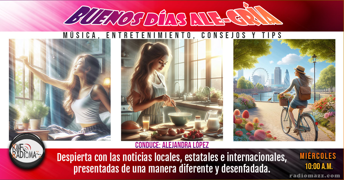 Portada del programa radial Buenos Días Alegría.