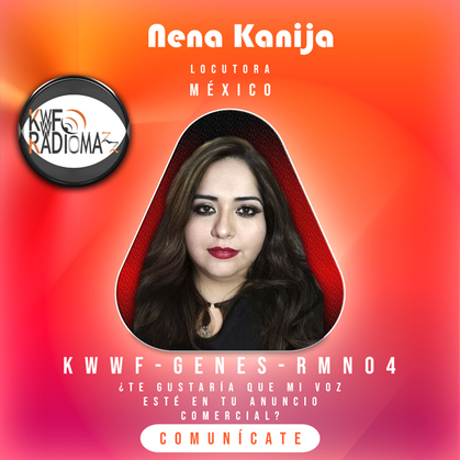 Imagen Oficial de La Nena Kanija kwwf Radiomazz