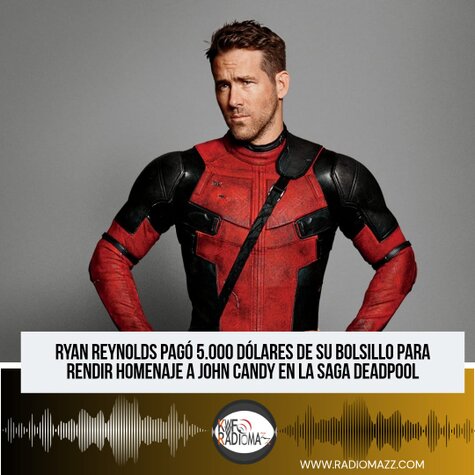Ryan Reynolds Pagó 5,000 De Su Bolsillo Para Rendir Homenaje A John Candy En La Saga Deadpool. Ryan asumió los costos por los derechos de un accesorio de la película “Aviones, Trenes y Automóviles”, en un gesto de admiración hacia John Candy.