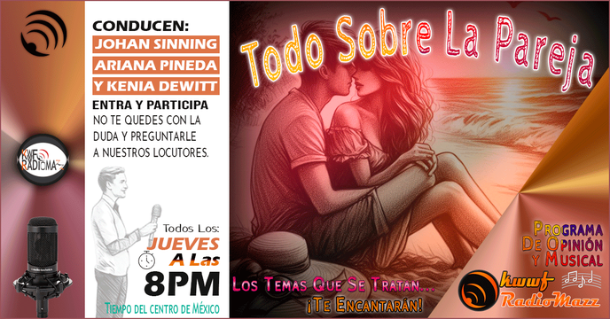 Programa de opinión-musical sobre temáticas de pareja.